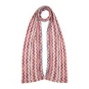 【送料無料】 ミッソーニ レディース マフラー・ストール・スカーフ アクセサリー Scarves Pink