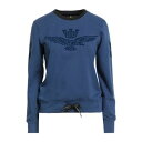 【送料無料】 アエロナウティカ ミリターレ レディース パーカー・スウェットシャツ アウター Sweatshirts Blue