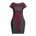 ピアヌラストゥーディオ レディース ワンピース トップス Short dresses Burgundy