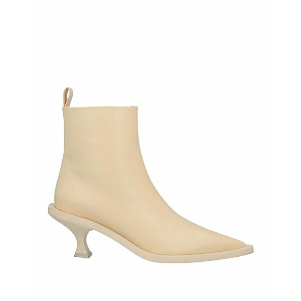 【送料無料】 ジル・サンダー レディース ブーツ シューズ Ankle boots Cream