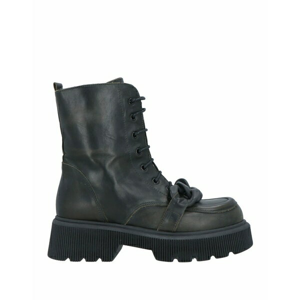 【送料無料】 ニラアンドニラ レディース ブーツ シューズ Ankle boots Dark green