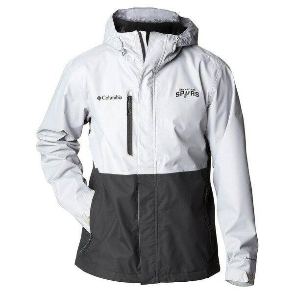 コロンビア メンズ パーカー・スウェットシャツ アウター San Antonio Spurs Columbia Hikebound FullZip Jacket White