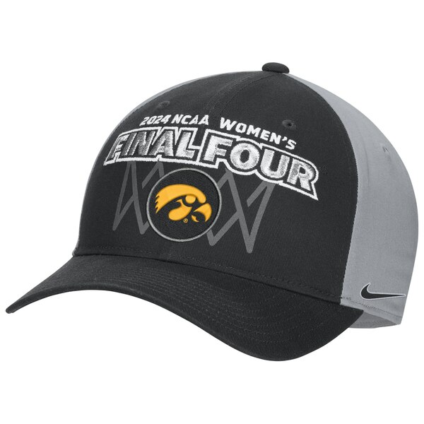 ナイキ メンズ 帽子 アクセサリー Iowa Hawkeyes Nike Unisex 2024 NCAA Women 039 s Basketball Tournament March Madness Final Four Regional Champions Classic 99 Adjustable Hat Black