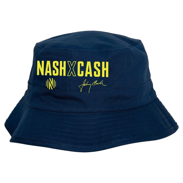 ミッチェル＆ネス ミッチェル&ネス メンズ 帽子 アクセサリー Nashville SC x Johnny Cash Mitchell & Ness Bucket Hat Navy