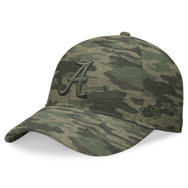 楽天astyトップ・オブ・ザ・ワールド メンズ 帽子 アクセサリー Alabama Crimson Tide Top of the World OHT Military Appreciation Hound Adjustable Hat Camo