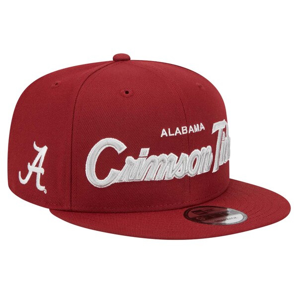 楽天astyニューエラ メンズ 帽子 アクセサリー Alabama Crimson Tide New Era Team Script 9FIFTY Snapback Hat Crimson