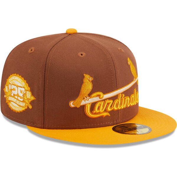 ニューエラ メンズ 帽子 アクセサリー St. Louis Cardinals New Era Tiramisu 59FIFTY Fitted Hat Brown