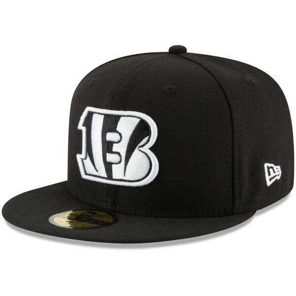 ニューエラ メンズ 帽子 アクセサリー Cincinnati Bengals New Era BDub 59FIFTY Fitted Hat Black
