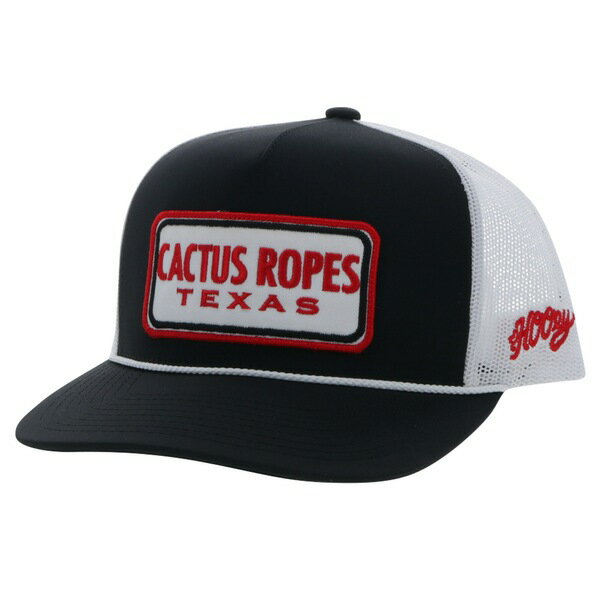 ۡ  ˹ ꡼ HOOey Cactus Ropes High Profile Snapback Hat Black/...