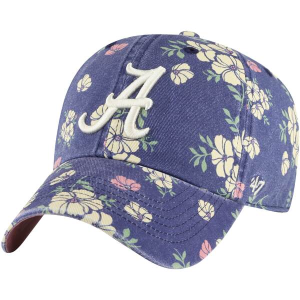 楽天astyフォーティーセブン レディース 帽子 アクセサリー Alabama Crimson Tide '47 Women's Primrose Clean Up Adjustable Hat Navy