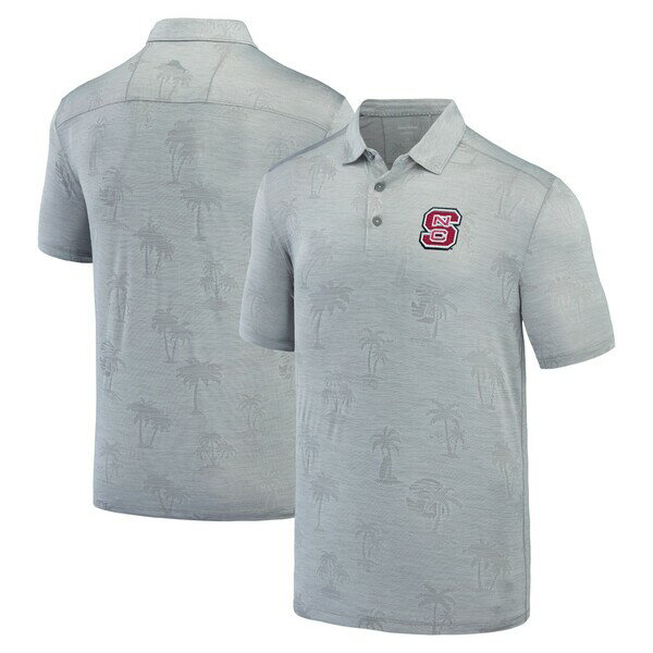 gb~[on} Y |Vc gbvX NC State Wolfpack Tommy Bahama Sport Palm Coast Palmera IslandZone Polo Gray