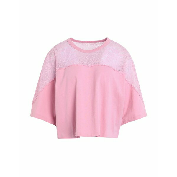 【送料無料】 レッドヴァレンティノ レディース Tシャツ トップス T-shirts Pink