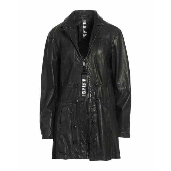 【送料無料】 フリーキー ネーション レディース ジャケット＆ブルゾン アウター Overcoats & Trench Coats Black