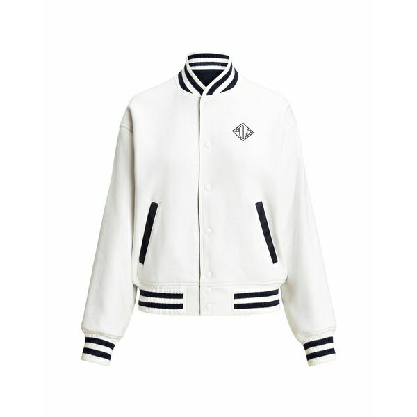 ラルフ ローレン ブルゾン レディース 【送料無料】 ラルフローレン レディース ジャケット＆ブルゾン アウター LOGO REVERSIBLE BOMBER JACKET White