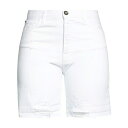 【送料無料】 ノリータ レディース デニムパンツ ボトムス Denim shorts White