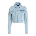 【送料無料】 カール ラガーフェルド ジーンズ レディース ジャケット＆ブルゾン アウター KLJ FITTED BLOCK BOUCLE JACKET Blue