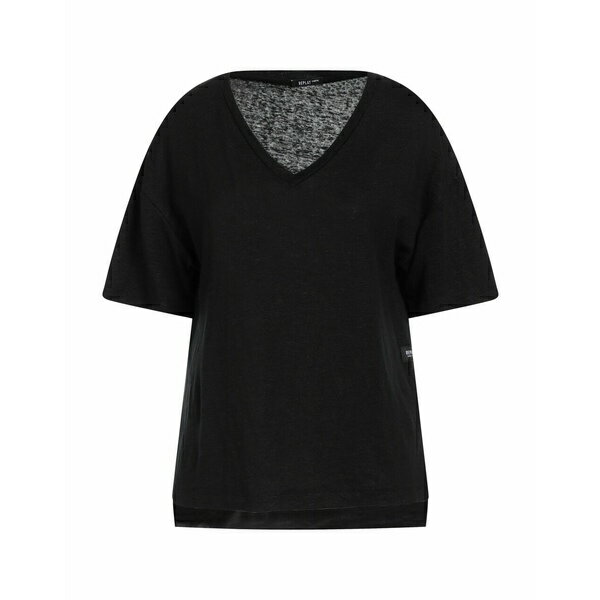 【送料無料】 リプレイ レディース Tシャツ トップス T-shirts Black