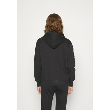 チャンピオン レディース カーディガン アウター HOODED FULL ZIP - Zip-up sweatshirt - black