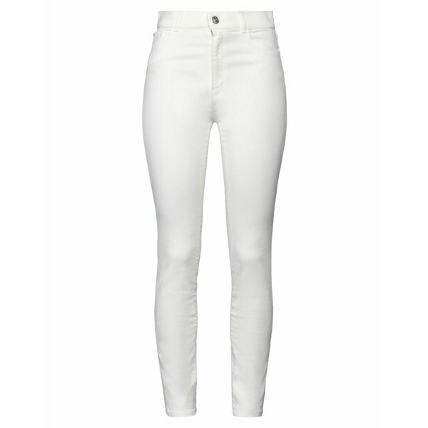 【送料無料】 ツインセット レディース デニムパンツ ボトムス Jeans White