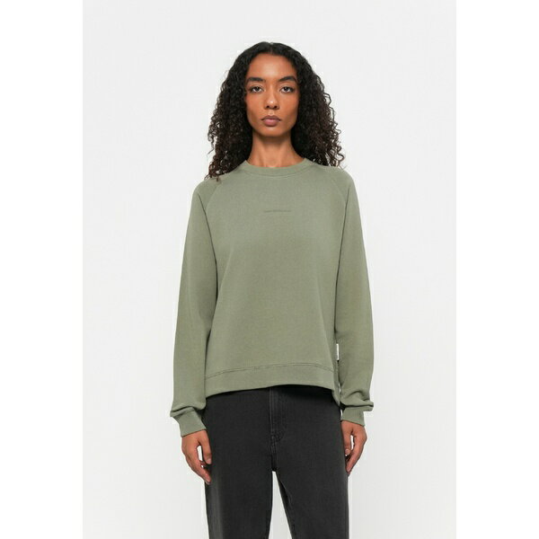 マルコポーロ デニム レディース パーカー・スウェットシャツ アウター Sweatshirt - desert sage