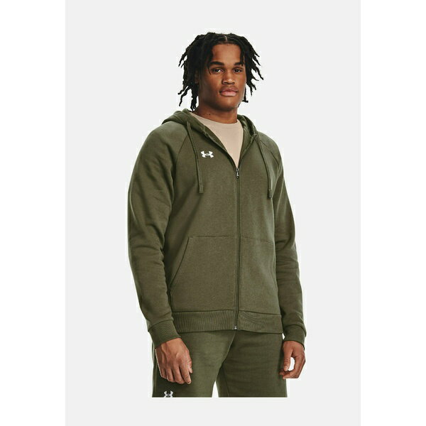 アンダーアーマー メンズ アウター ジャケット＆ブルゾン marine od green/green 全商品無料サイズ交換 アンダーアーマー メンズ ジャケット＆ブルゾン アウター RIVAL FLEECE - Fleece jacket - marine od green