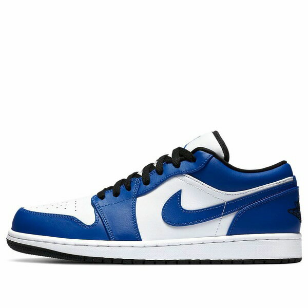 Air Jordan ジョーダン メンズ スニーカー White/Game Royal/Black 【Air Jordan 1 Low 'Game Royal' 553558-124】 サイズ US_M_15