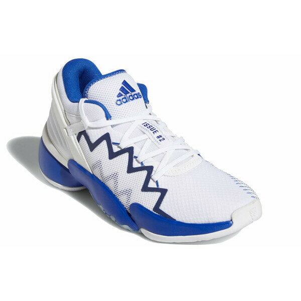 adidas アディダス メンズ スニーカー 【adidas D.O.N. Issue #2 'White Royal Blue' FX9430】 サイズ US_6.5(24.5cm)