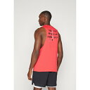 アンダーアーマー メンズ バスケットボール スポーツ TANK - Top - lava red/white