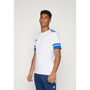 アディダス メンズ バスケットボール スポーツ SQUADRA25 SHORT SLEEVE - Sports T-shirt - white/team roy...