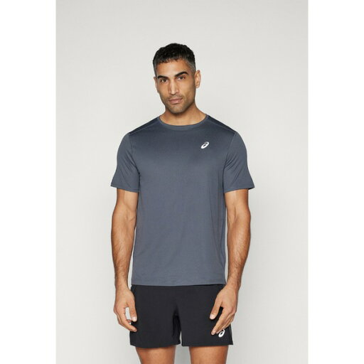 アシックス メンズ バスケットボール スポーツ CORE TOP - Sports T-shirt - carrier grey アシックス メンズ バスケットボール スポーツ CORE TOP - Sports T-shirt - carrier grey