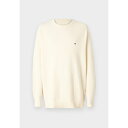 トミー ヒルフィガー メンズ ニット&セーター アウター ESSENTIAL STRUCTURE CREW NECK - Jumper - ivory petal