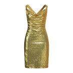 【送料無料】 アルマ サンチェス レディース ワンピース トップス Midi dresses Gold