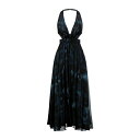 【送料無料】 トラサルディ レディース ワンピース トップス Midi dresses Navy blue