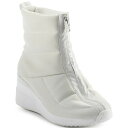 ダナ キャラン ニューヨーク レディース ブーツ シューズ Women's Parla Zip Up Wedge Winter Booties Soft Whi...