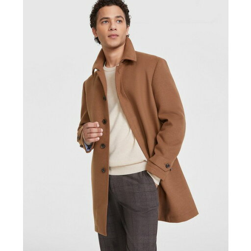 トミー ヒルフィガー メンズ ジャケット&ブルゾン アウター Men Classic Melange Overcoat Dark Camel トミー ヒルフィガー メンズ ジャケット&ブルゾン アウター Men Classic Melange Overcoat Dark Camel