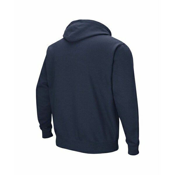 コロシアム メンズ パーカー・スウェットシャツ アウター Men's Columbia University Arch and Logo Pullover Hoodie Navy