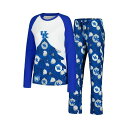 コンセプトスポーツ レディース Tシャツ トップス Women's Royal Kentucky Wildcats Tinsel Ugly Sweater Lo...