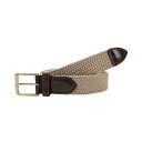 ドッカーズ メンズ ベルト アクセサリー Braided Canvas Web Men's Belt Khaki