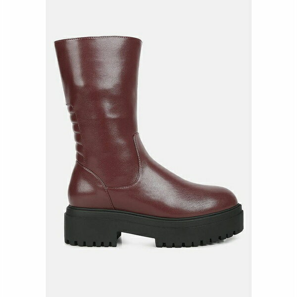 ɥ饰 ǥ ֡ 塼 Women's Lewisa Panelled Lug Sole Boots Burgundy
