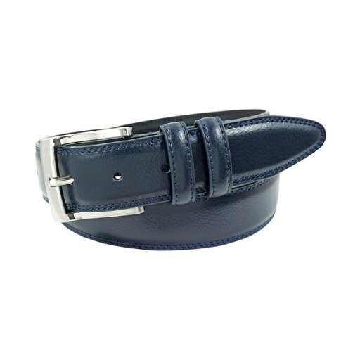 フローシャイム メンズ ベルト アクセサリー Men's Pebble Grain Leather Belt Navy フローシャイム メンズ ベルト アクセサリー Men's Pebble Grain Leather Belt Navy