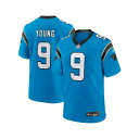 ナイキ メンズ シャツ トップス Men's Bryce Young Carolina Panthers Team Game Jersey Blue