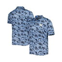 コロンビア メンズ シャツ トップス Men's Carolina Blue North Carolina Tar Heels Super Terminal Tackle Omni-Shade Polo Shirt Blue