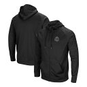 コロシアム メンズ パーカー・スウェットシャツ アウター Men's Black Ohio State Buckeyes Blackout 3.0 Tonal Raglan Full-Zip Hoodie Black