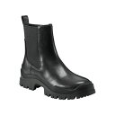 マーク・フィッシャー レディース ブーツ シューズ Women's Farris Ankle Lug-Sole Casual Booties Black Lea...