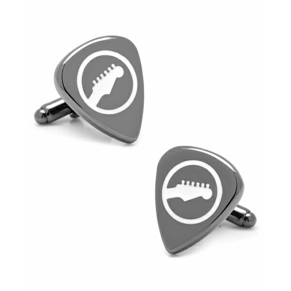ե󥯥  ԥ ꡼ Guitar Pick Cufflinks Black