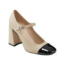 マークフィッシャー レディース パンプス シューズ Women's Charine Square Toe Block Heel Dress Pumps Light Natural(4)