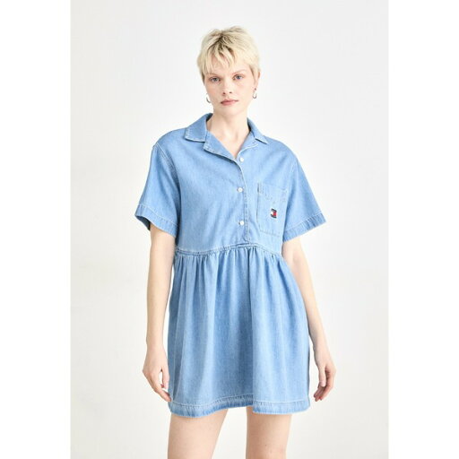 トミーヒルフィガー レディース ワンピース トップス DRESS - Denim dress - denim light トミーヒルフィガー レディース ワンピース トップス DRESS - Denim dress - denim light