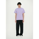 パンガイア メンズ サンダル シューズ MIDWEIGHT STRAIGHT LEG TRACK PANTS UNISEX - Tracksuit bottoms - black