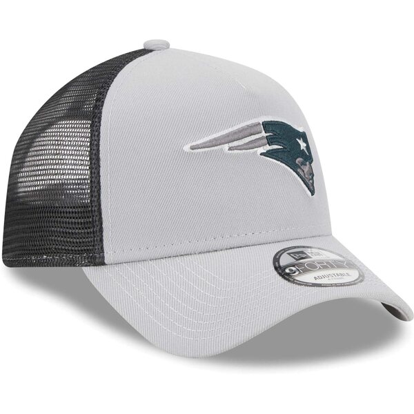 ニューエラ メンズ 帽子 アクセサリー New England Patriots New Era Repreve Redux 9FORTY Snapback Hat Gray
