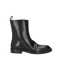 【送料無料】 ジル・サンダー レディース ブーツ シューズ Ankle boots Black